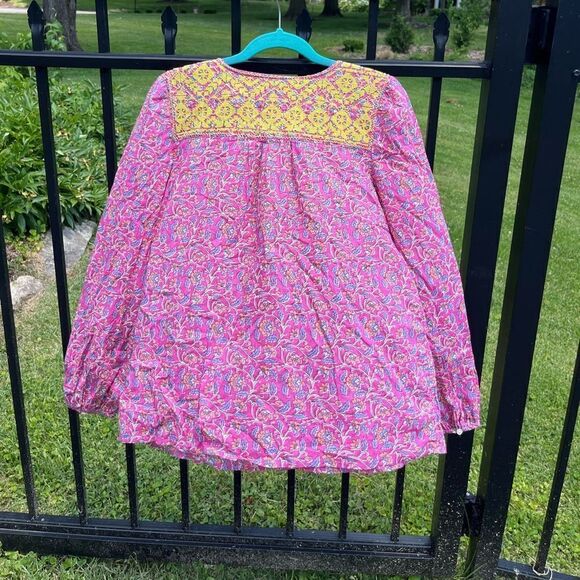 J Crew Embroidered Cotton Voile Top in Block Print - Picture 13 of 13